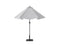 Beliani VARESE - Parasol - Grijs - Kunststof