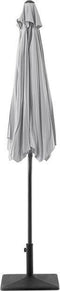 Beliani VARESE - Parasol - Grijs - Kunststof