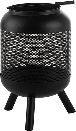 Beliani VEER - Vuurkorf - Zwart - Staal