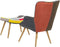 Beliani VEJLE - Chesterfield fauteuil - Multicolor - Kunststof