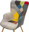 Beliani VEJLE - Chesterfield fauteuil - Multicolor - Kunststof