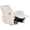Beliani VERDAL - Relaxfauteuil elektrisch - Wit - Fluweel