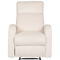 Beliani VERDAL - Relaxfauteuil elektrisch - Wit - Fluweel