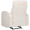 Beliani VERDAL - Relaxfauteuil elektrisch - Wit - Fluweel