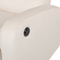Beliani VERDAL - Relaxfauteuil elektrisch - Wit - Fluweel