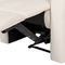 Beliani VERDAL - Relaxfauteuil handmatig - Wit - Fluweel