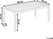 Beliani VERNIO - Tuintafel - Bruin - Aluminium
