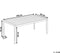Beliani VERNIO - Tuintafel - Bruin - Aluminium