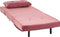 Beliani VESTFOLD - Slaapbank - Roze - Fluweel