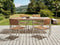 Beliani VIAREGGIO II - Tuintafel - Lichte houtkleur - 90 x 200 cm - Teakhout
