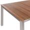 Beliani VIAREGGIO II - Tuintafel - Lichte houtkleur - 90 x 200 cm - Teakhout