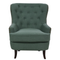 Beliani VIBORG II - Chesterfield fauteuil - Donkergroen - Polyester