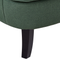 Beliani VIBORG II - Chesterfield fauteuil - Donkergroen - Polyester