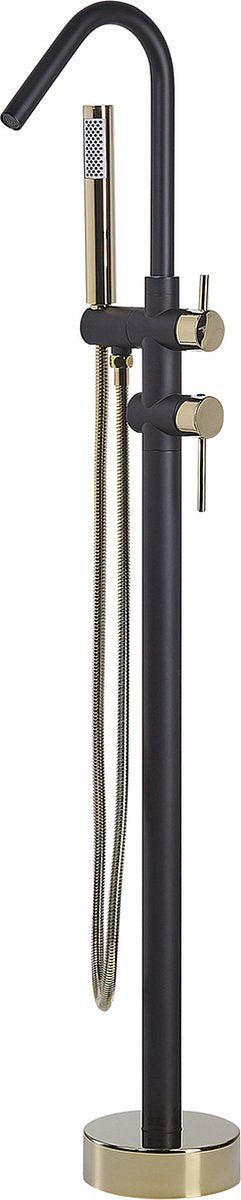 Beliani VICTORIA - Doucheset - Zwart - Messing