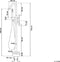 Beliani VICTORIA - Doucheset - Zwart - Messing