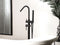 Beliani VICTORIA - Doucheset - Zwart - Messing
