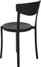 Beliani VIESTE - Stoel set van 8 - Zwart - Kunststof