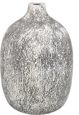 Beliani VIGO - Bloemenvaas - Grijs - Terracotta