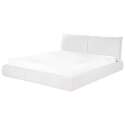 Beliani VINAY - Waterbed - Wit - 180 x 200 cm - Bouclé