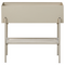 Beliani VINCA - Verhoogde plantenbak - Beige - Metaal