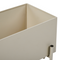 Beliani VINCA - Verhoogde plantenbak - Beige - Metaal