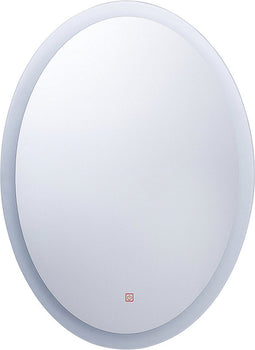 Beliani VIRIAT - LED-spiegel - Zilver - Glas