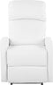 Beliani VIRRAT - TV-fauteuil - Wit - Kunstleer