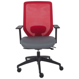 Beliani VIRTUOSO - Bureaustoel - Rood - Stof