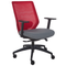 Beliani VIRTUOSO - Bureaustoel - Rood - Stof