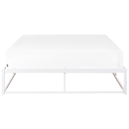 Beliani VIRY - Tweepersoonsbed - Wit - 140 x 200 cm - Metaal