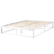 Beliani VIRY - Tweepersoonsbed - Wit - 140 x 200 cm - Metaal