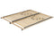 Beliani VOUZIERS - Lattenbodem - Lichthout - 160 x 200 cm - Berkenhout