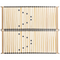 Beliani VOUZIERS - Lattenbodem - Lichthout - 160 x 200 cm - Berkenhout