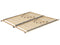 Beliani VOUZIERS - Lattenbodem - Lichthout - 180 x 200 cm - Berkenhout
