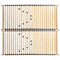 Beliani VOUZIERS - Lattenbodem - Lichthout - 180 x 200 cm - Berkenhout