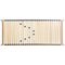 Beliani VOUZIERS - Lattenbodem - Lichthout - 80 x 200 cm - Berkenhout