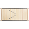 Beliani VOUZIERS - Lattenbodem - Lichthout - 90 x 200 cm - Berkenhout
