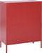Beliani WAKATIPU - Sideboard - Rood - Staal