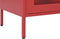 Beliani WAKATIPU - Sideboard - Rood - Staal