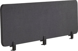 Beliani WALLY - Bureauscherm - Grijs - Kunststof