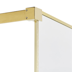 Beliani WASPAM - Douchescherm - Goud - 100 x 190 cm - Veiligheidsglas
