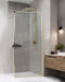 Beliani WASPAM - Douchescherm - Goud - 90 x 190 cm - Veiligheidsglas