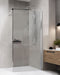 Beliani WASPAM - Douchescherm - Zilver - 100 x 190 cm - Veiligheidsglas