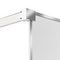 Beliani WASPAM - Douchescherm - Zilver - 100 x 190 cm - Veiligheidsglas
