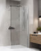 Beliani WASPAM - Douchescherm - Zilver - 80 x 190 cm - Veiligheidsglas