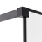 Beliani WASPAM - Douchescherm - Zwart - 100 x 190 cm - Veiligheidsglas