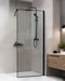 Beliani WASPAM - Douchescherm - Zwart - 80 x 190 cm - Veiligheidsglas