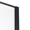 Beliani WASPAM - Douchescherm - Zwart - 80 x 190 cm - Veiligheidsglas