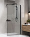 Beliani WASPAM - Douchescherm - Zwart - 90 x 190 cm - Veiligheidsglas