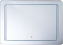 Beliani WASSY - LED-spiegel - Zilver - Glas